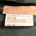 Load image into Gallery viewer, Alaia Green Cut Out Detail Long Sleeved Wool Knit Midi Dress
