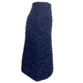 Load image into Gallery viewer, Erdem Navy Blue Janet Jacquard Pencil Skirt
