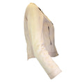 Load image into Gallery viewer, Miu Miu Ivory Python Skin Leather Moto Zip Jacket
