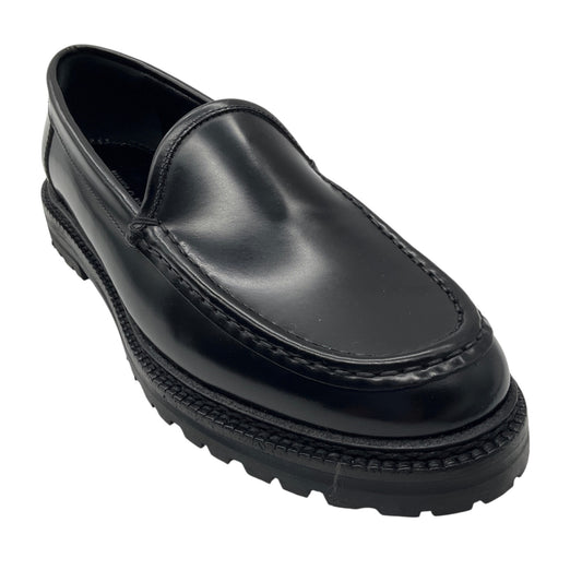 Manolo Blahnik Shiny Leather Loafers / Flats