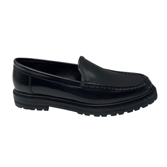 Manolo Blahnik Shiny Leather Loafers / Flats