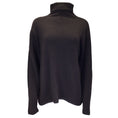 Load image into Gallery viewer, Maison Ullens Brown Long Sleeved Cashmere and Silk Knit Turtleneck Sweater
