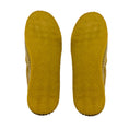 Load image into Gallery viewer, Chanel Tan / Black Leather Cap Toe CC Logo Embossed Quilted Suede Espadrille Flats
