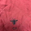 Load image into Gallery viewer, Christian Dior Burgundy Quilted Matelasse Silk Shorts with Bee Embroidery
