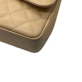 Load image into Gallery viewer, Chanel Beige Quilted Caviar Leather Chain Strap Single Flap Handbag with Gold Hardware
