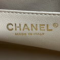 Load image into Gallery viewer, Chanel Beige Quilted Caviar Leather Chain Strap Single Flap Handbag with Gold Hardware
