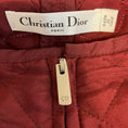Load image into Gallery viewer, Christian Dior Burgundy Quilted Matelasse Silk Shorts with Bee Embroidery
