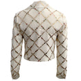 Load image into Gallery viewer, Chanel Ivory Low Cut Blouse with Gold Lurex Embroidery
