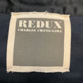 Load image into Gallery viewer, Redux Charles Chang-Lima Black Stone Embellished Satin Coat

