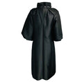 Load image into Gallery viewer, Redux Charles Chang-Lima Black Stone Embellished Satin Coat
