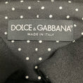 Load image into Gallery viewer, Dolce & Gabbana Black Collared Button Front Crepe Coat with Polka Dot Lining
