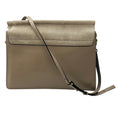 Load image into Gallery viewer, Chloe Motty Gray Faye Medium Flap Calfskin Leather and Suede Shoulder Bag

