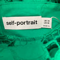 Load image into Gallery viewer, Self-Portrait Green 3D Cotton Lace Midi Dress
