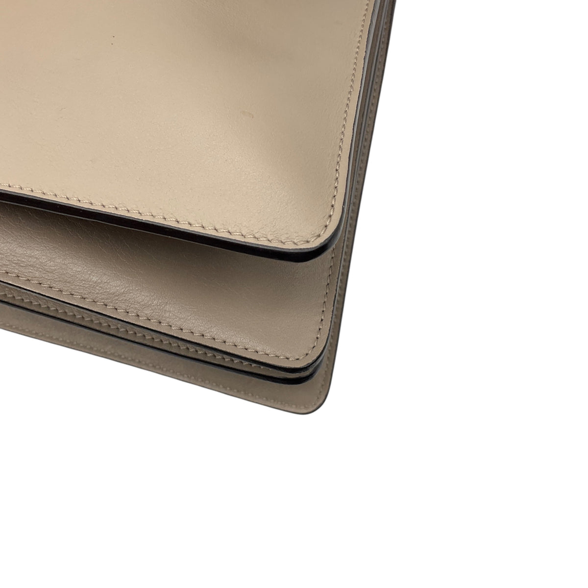 Chloe Motty Gray Faye Medium Flap Calfskin Leather and Suede Shoulder Bag