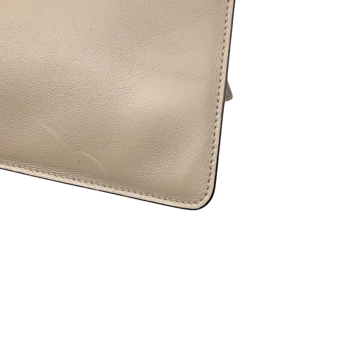 Chloe Motty Gray Faye Medium Flap Calfskin Leather and Suede Shoulder Bag
