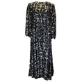 Load image into Gallery viewer, Patou Black / White Fairy Tale Print Buttoned Maxi Dress
