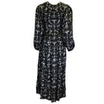 Load image into Gallery viewer, Patou Black / White Fairy Tale Print Buttoned Maxi Dress
