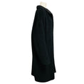 Load image into Gallery viewer, Givenchy Dark Charcoal Grey / Black Contrasting Lapel Single Breasted Alpaca Fur Coat
