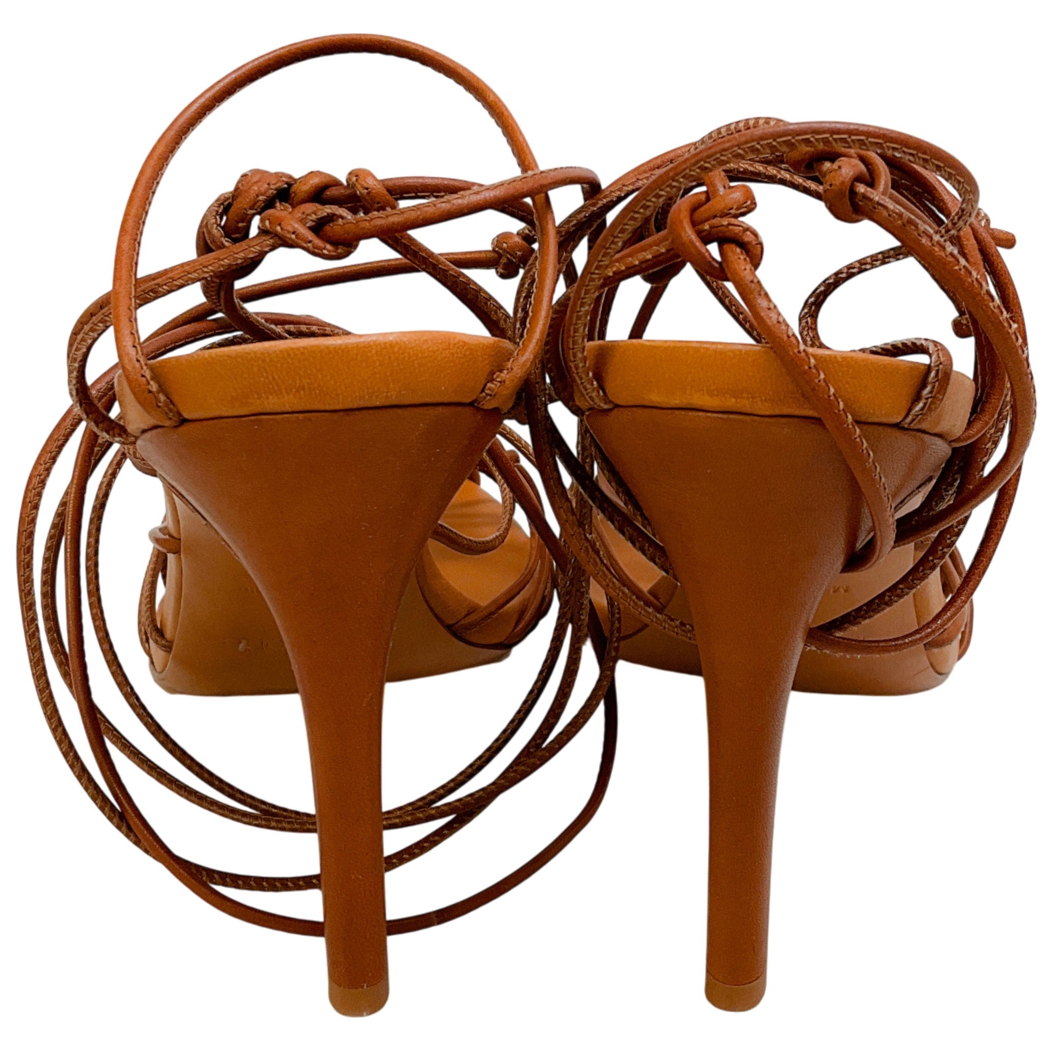 Forte Forte Tan Leather Strappy Sandals