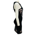 Load image into Gallery viewer, Herve Leger Black Sunburst Sequin Embellished Halle Bandage Bodycon Cocktail Dress

