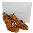 Load image into Gallery viewer, Forte Forte Tan Leather Strappy Sandals

