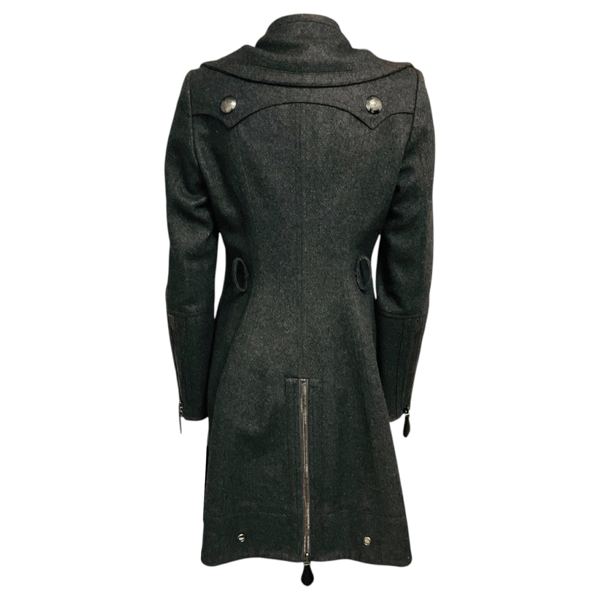 Burberry Charcoal Grey Classic Wool and Cashmere Coat