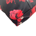 Load image into Gallery viewer, Prada Black Micro Crossbody Bag with Red Flowers
