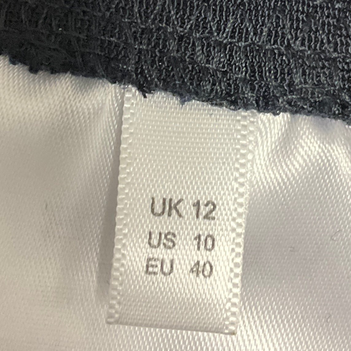 Christopher Kane Navy Blue Stretch Knit Peplum Hem Dress with Green Stripe Elastic