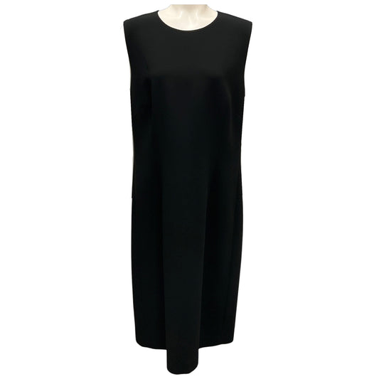 Lafayette 148 New York Black Finesse Crepe Sheath Dress