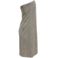 Load image into Gallery viewer, Max Mara Grey Wool Tweed Strapless Dress
