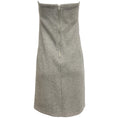 Load image into Gallery viewer, Max Mara Grey Wool Tweed Strapless Dress
