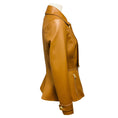 Load image into Gallery viewer, Mackage Earth Brown Barbara Fitted Lamb Leather Jacket
