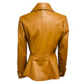 Load image into Gallery viewer, Mackage Earth Brown Barbara Fitted Lamb Leather Jacket
