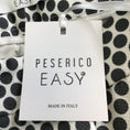 Load image into Gallery viewer, Peserico Easy White / Grey Dot Print Cotton Pants
