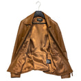 Load image into Gallery viewer, Mackage Earth Brown Barbara Fitted Lamb Leather Jacket
