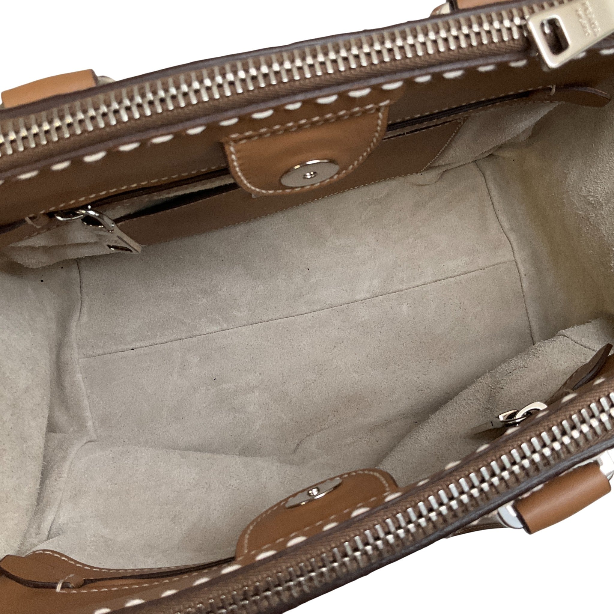 Prada Peach Ombre Snakeskin / Leather Tote