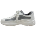 Load image into Gallery viewer, Prada White / Grey America's Cup Sneakers
