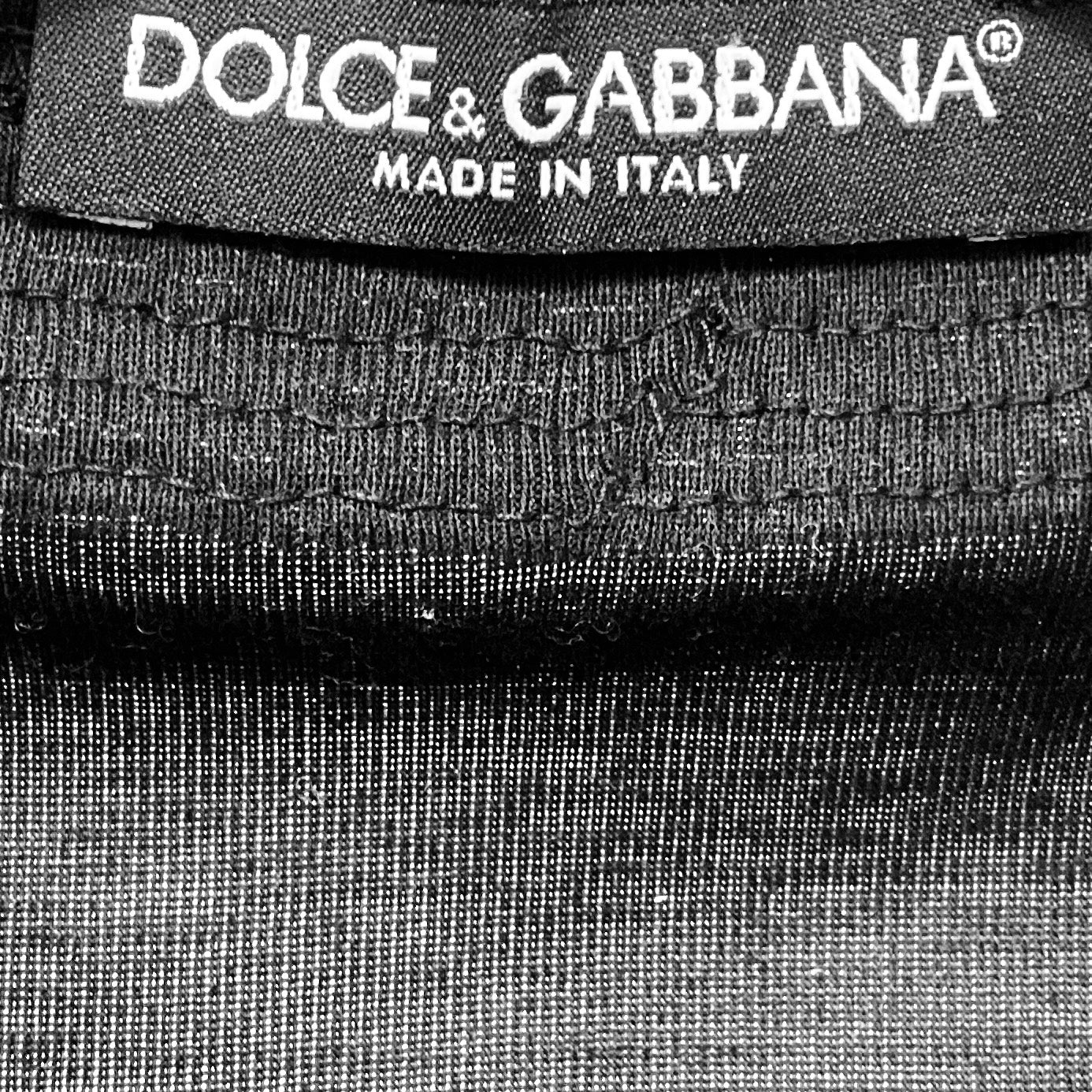 Dolce & Gabbana Black Sequined Tank Top