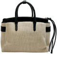 Load image into Gallery viewer, Nancy Gonzalez Canvas and Crocodile Tote with Removable Pouch
