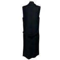 Load image into Gallery viewer, Albino Teodoro Navy Blue Bead Embellished Wool and Angora Long Vest
