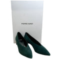 Load image into Gallery viewer, Pierre Hardy Petrol Suede Diane Pumps
