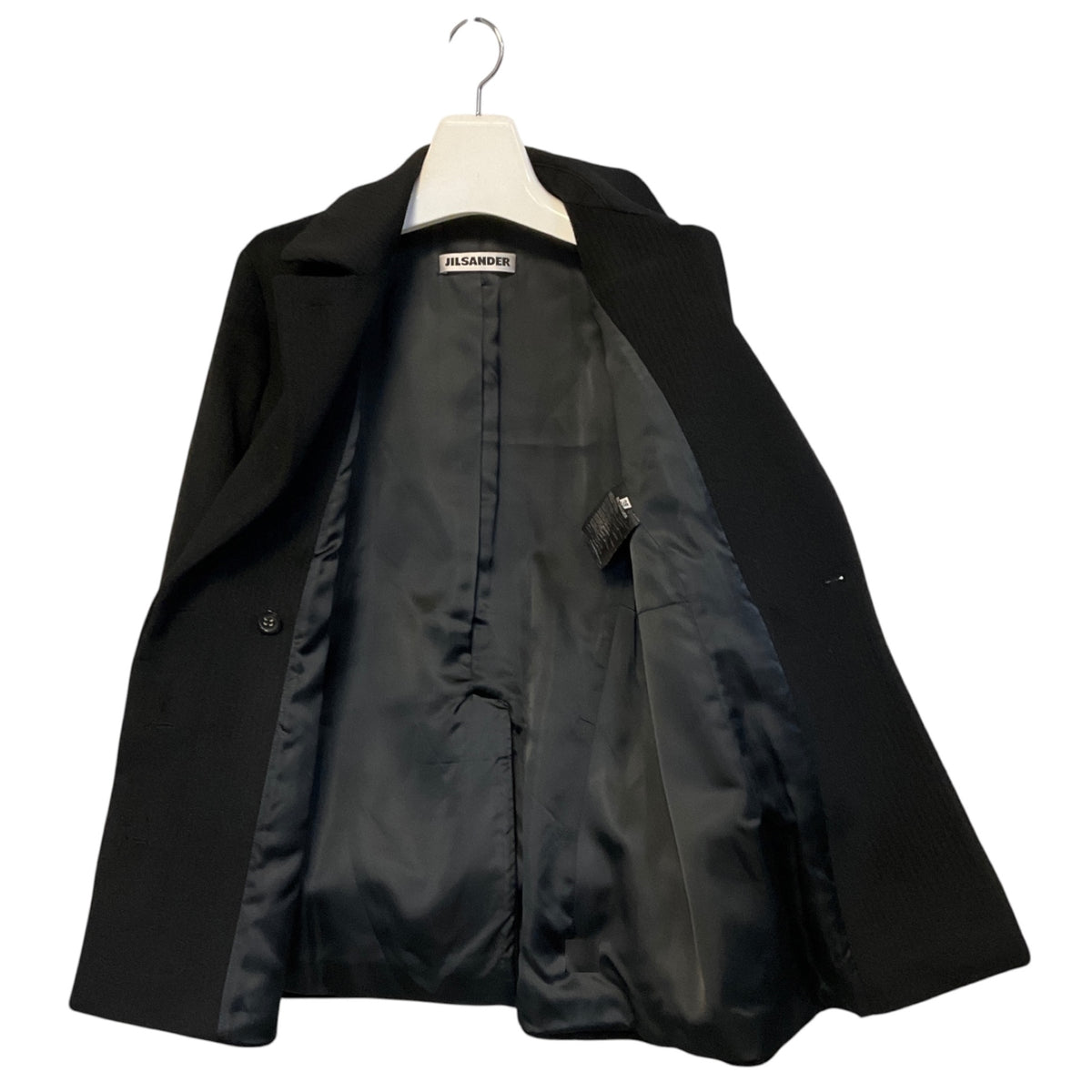Jil Sander Black Wool, Angora, and Cashgora Jacket
