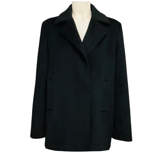 Jil Sander Black Wool, Angora, and Cashgora Jacket