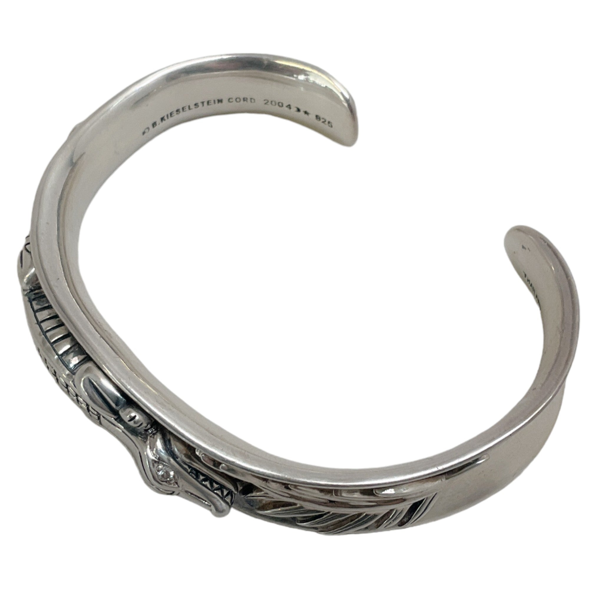 Kieselstein-Cord Sterling Silver Alligator Cuff Bracelet