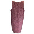 Load image into Gallery viewer, St. John Pink / Black Sleeveless Herringbone Knit Midi Dress
