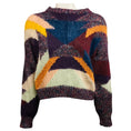 Load image into Gallery viewer, Isabel Marant Burgundy Multi Wool and Mohair Knit Pullover Sweater
