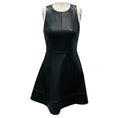Load image into Gallery viewer, Alexis Black Noir Lorenza Sleeveless Vegan Leather Mini Dress
