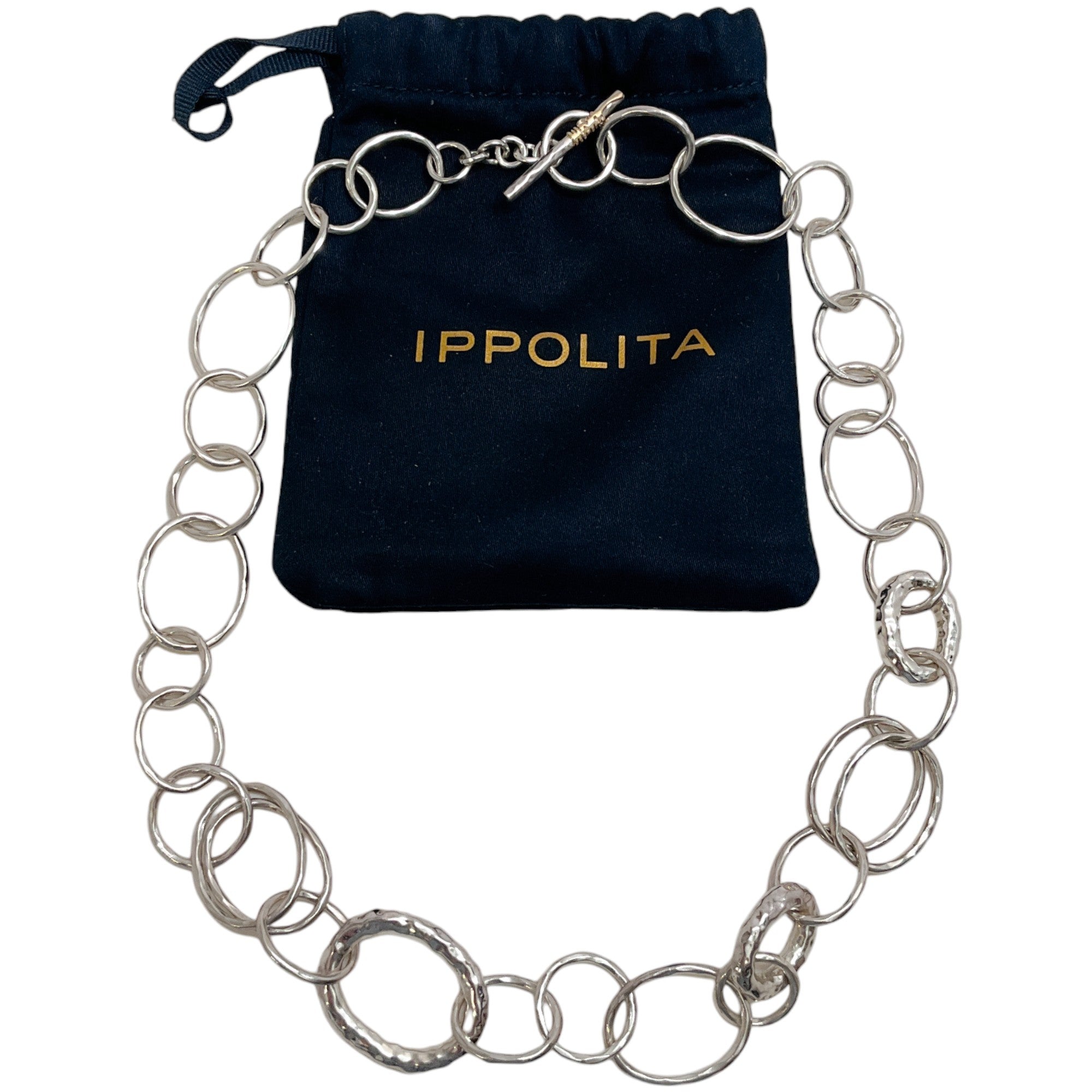 Ippolita Sterling Silver Short Hammered Bastille Necklace