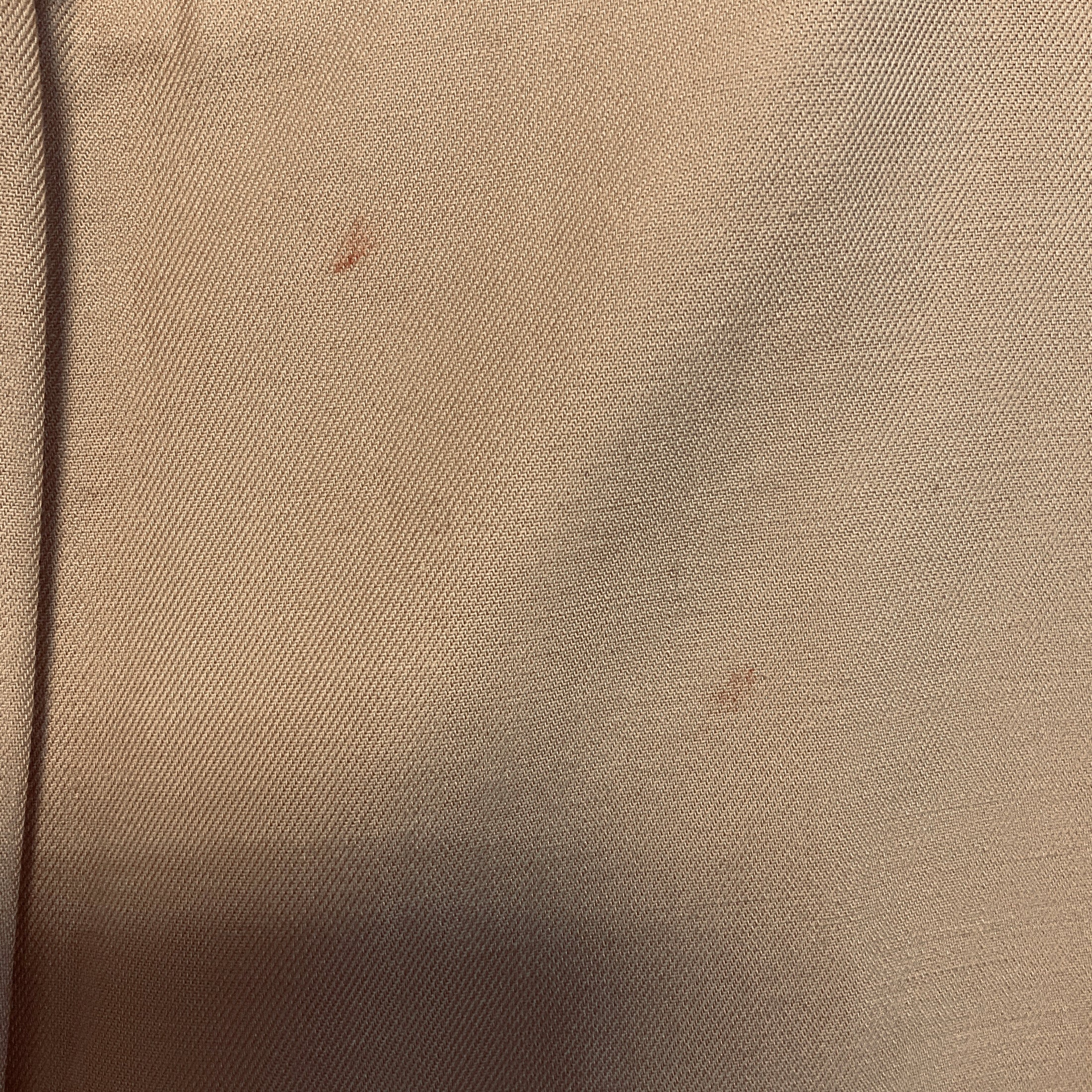 Khaite Tan Wide Leg Cotton Pants / Trousers