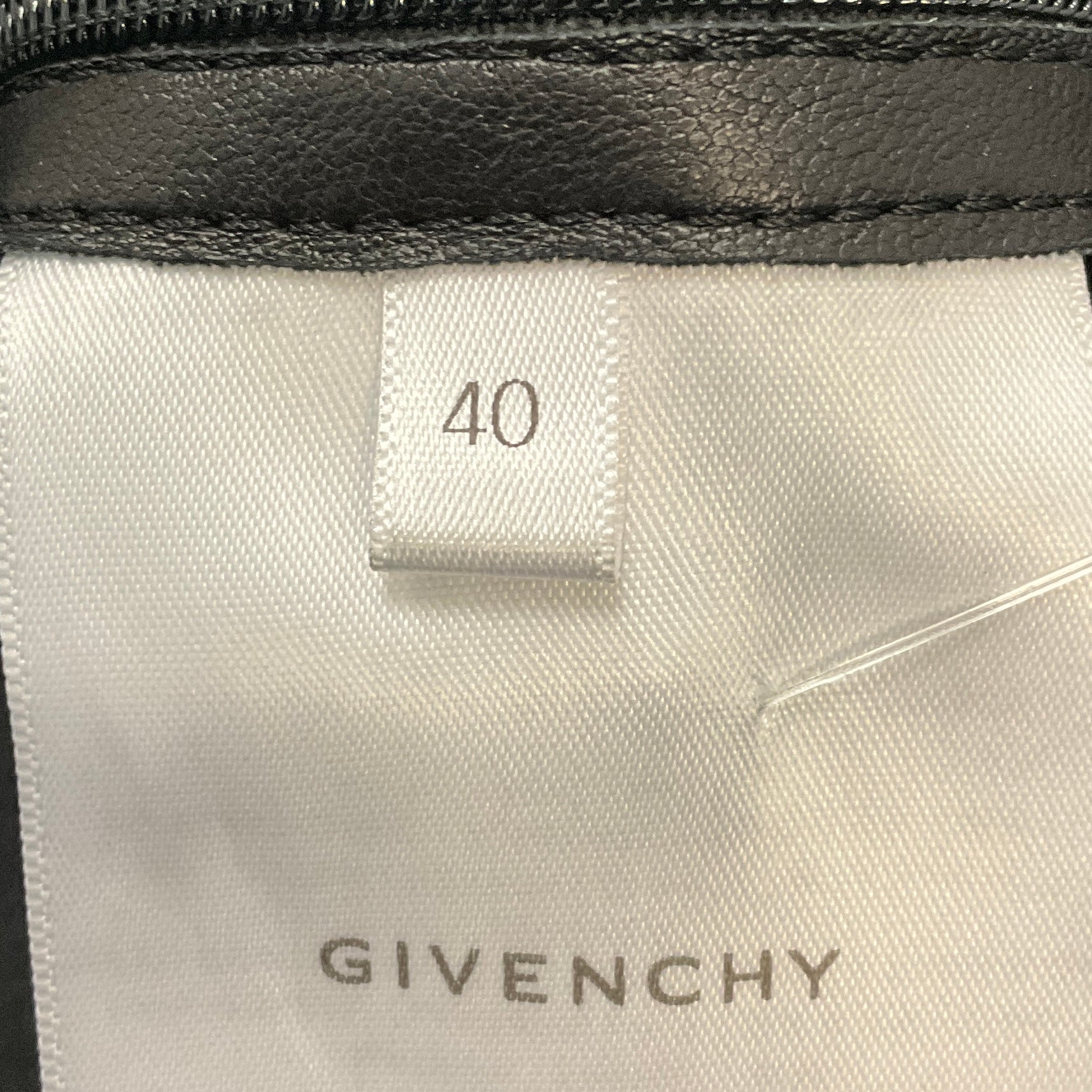 Givenchy Black Draped One Shoulder Stretch Lambskin Leather Mini Dress